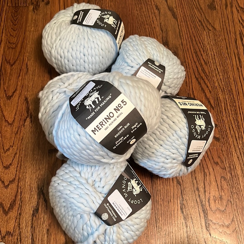 New Loopy Mango Merino no. 5 yarn